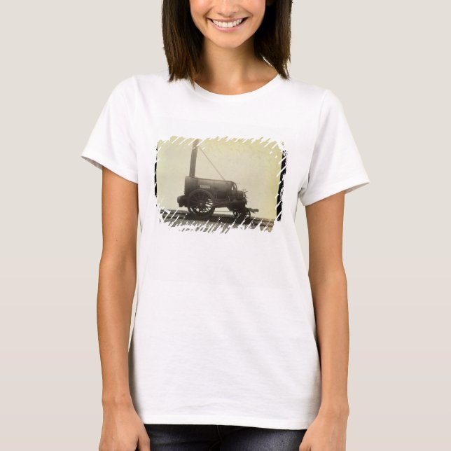 T-shirt Le "Rocket" conçu par George Stephenson (1781-1 (Devant)