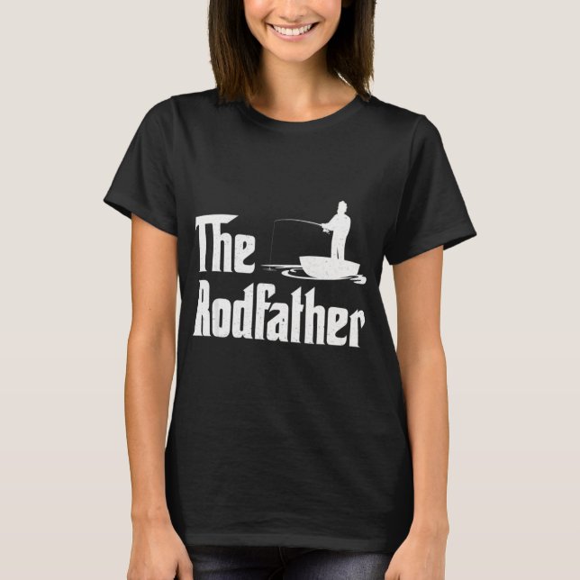 T-shirt Le Rodfather drôle de pêche pour pêcheur (Devant)