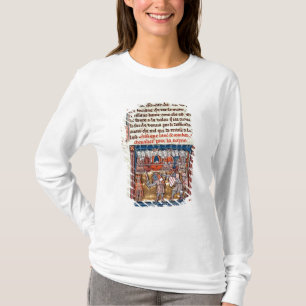 T-shirt Le Roi Arthur et Guinevere observant a
