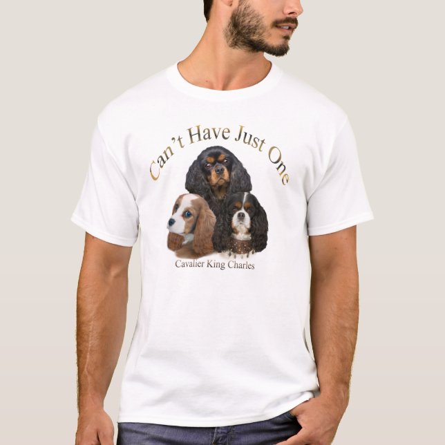 T-shirt Le Roi cavalier Charles ne peut pas avoir juste un (Devant)