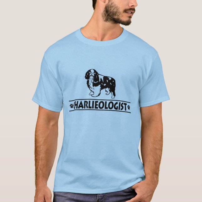T-shirt Le Roi Cavalier Charles Spaniel (Devant)