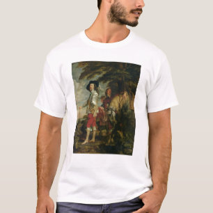 T-shirt Le Roi Charles I de l'Angleterre chassant, c.1635