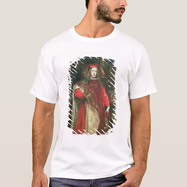 T-shirt Le Roi Charles II de l'Espagne (Devant)