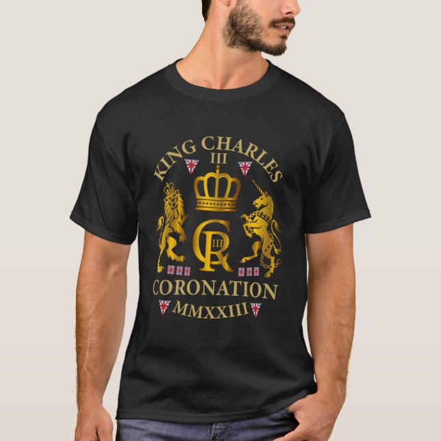 T-shirt Le roi Charles Iii du Royaume-Uni (Devant)