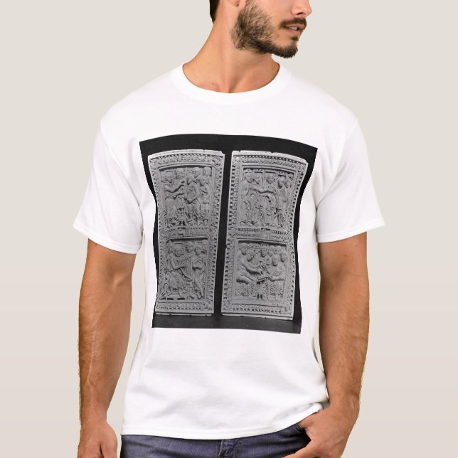 T-shirt Le Roi David commissionnant et chantant (Devant)