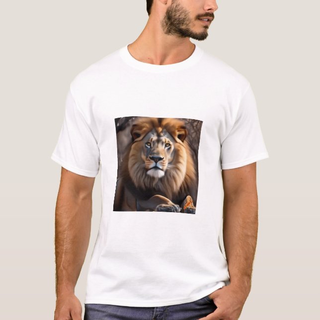 T-shirt Le Roi de la Jungle" (Devant)