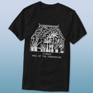 T-shirt Le roi de la serre Jardinage personnalisé