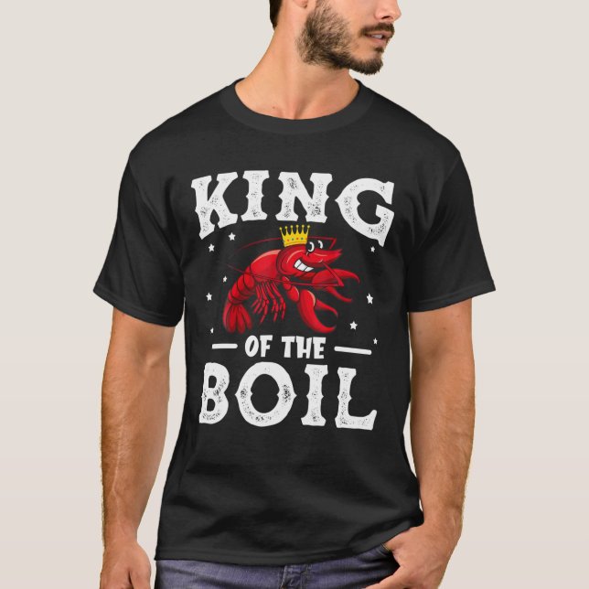 T-shirt Le Roi De L'Écuve À Écure Écris Drôle (Devant)
