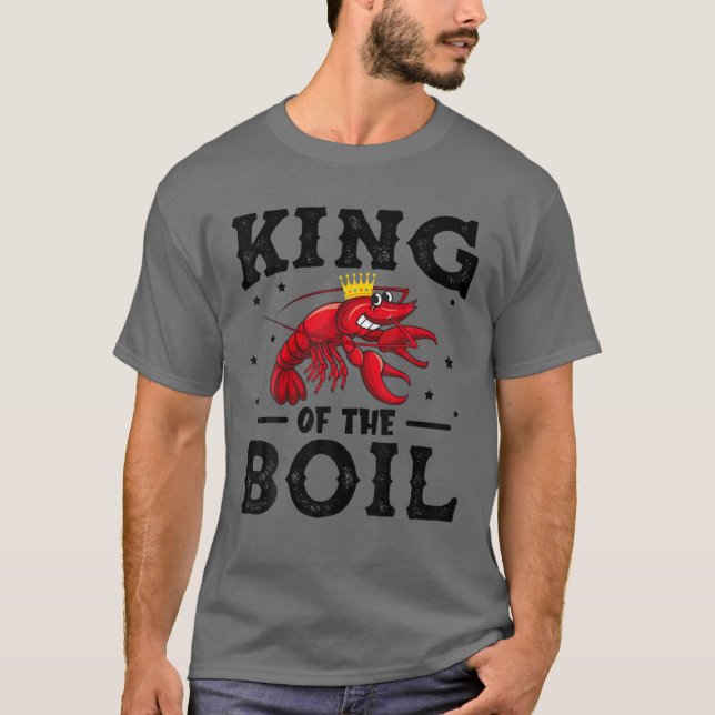 T-shirt Le Roi De L'Écuve À Écure Écris Drôle (Devant)