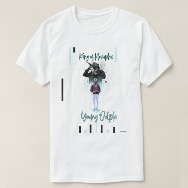 T-shirt Le roi de Memphis Young Dolph Shirt (Design devant)