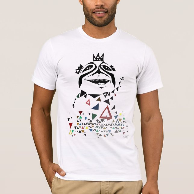 T-shirt Le roi de triangle (Devant)