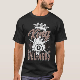 T-shirt Le roi des billard u2013 Billard, Hobby Snooker