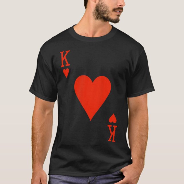T-shirt Le Roi des Coeurs Couple Saint Valentin (Devant)
