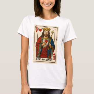 T-shirt Le roi des rois Jésus Jouer Carte