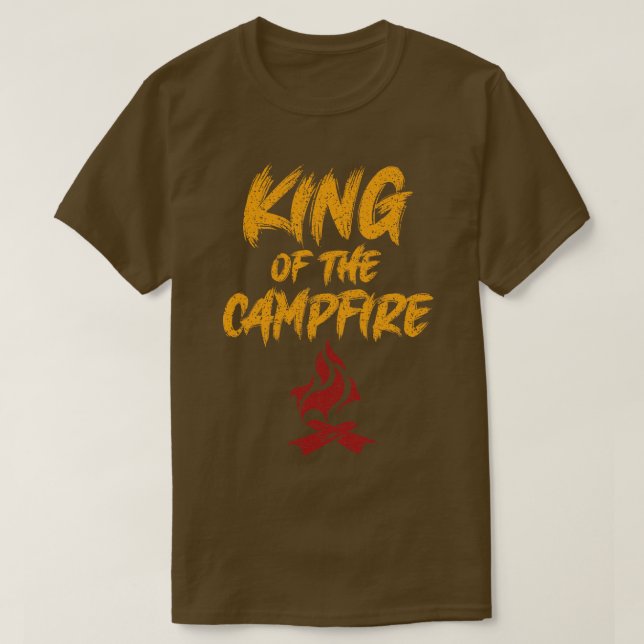 T-shirt Le Roi Du Feu De Campagne (Design devant)