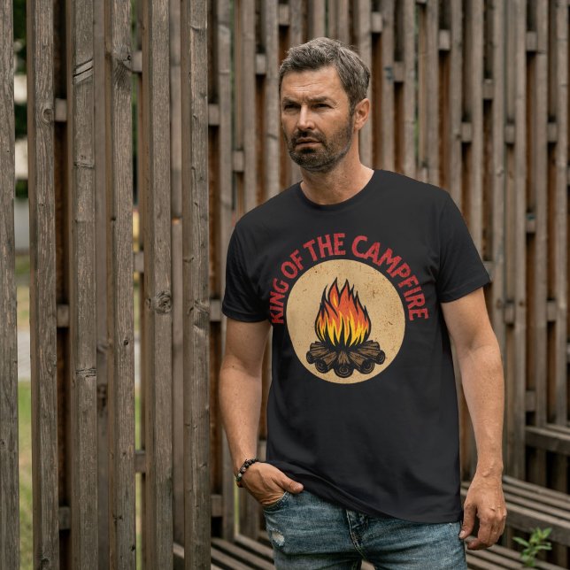 T-shirt Le Roi Du Feu De Campagne (Créateur téléchargé)