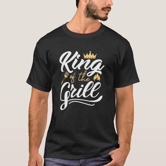 T-shirt Le Roi Du Grill (Devant)