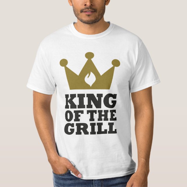 T-shirt Le Roi Du Grill (Devant)
