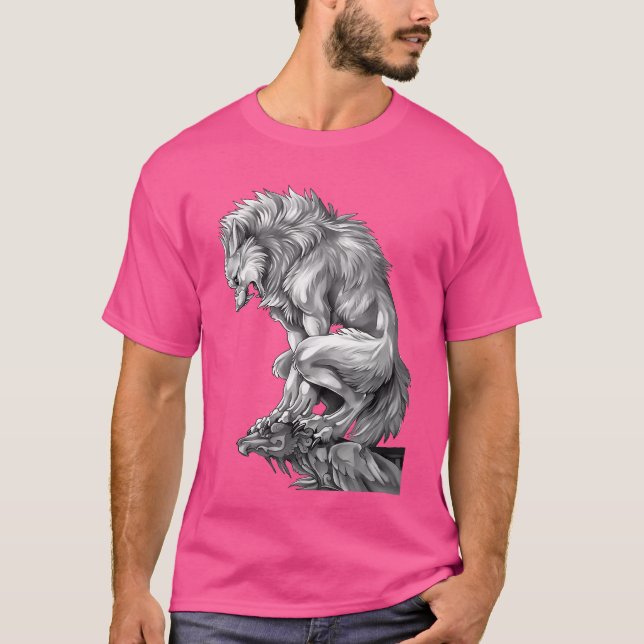 T-shirt Le Roi Du Loup-Occidental (Devant)