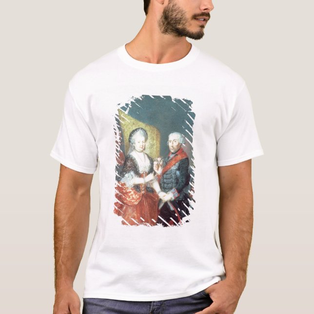T-shirt Le Roi Frederick II et son épouse (Devant)
