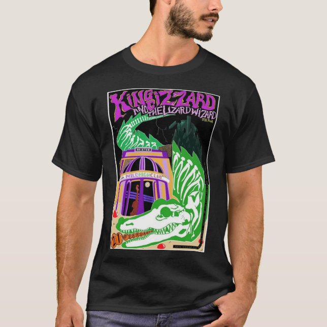 T-shirt Le roi Gizzard et le Lézard Wizard Brooklyn Steel  (Devant)