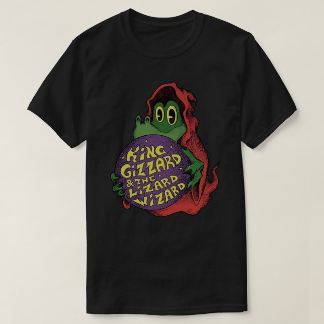 T-shirt Le Roi Gizzard Et Le Lizard Wizard Classique T-Shi (Design devant)