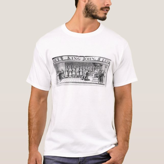 T-shirt Le Roi John rend sa couronne (Devant)
