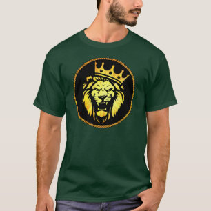 T-shirt Le Roi - Lion en ruines portant une couronne - Afr