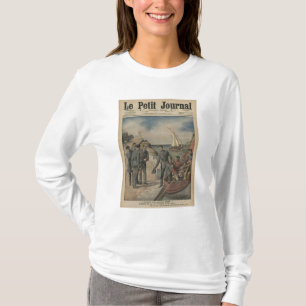 T-shirt Le Roi Manuel II du Portugal offrant l'adieu