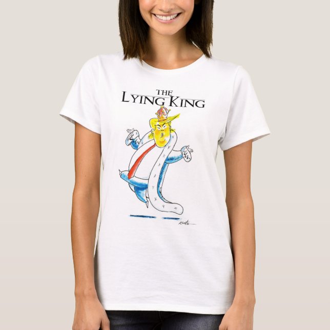 T-shirt Le roi menteur (Devant)
