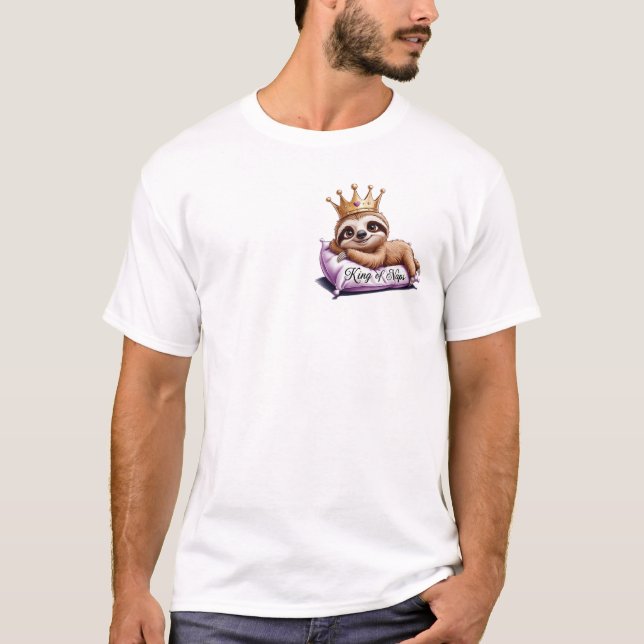 T-shirt Le Roi Nap - Une Fente Classique ! (Devant)