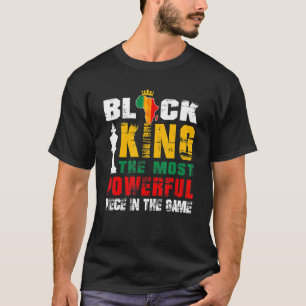 T-shirt Le Roi Noir La Pièce La Plus Puissante Histoire No