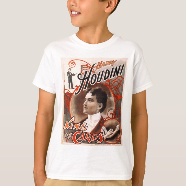 T-shirt Le Roi Of Cards de Harry Houdini (Devant)