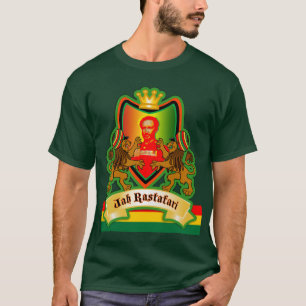 T-shirt Le Roi Rastafari Crest de Jah