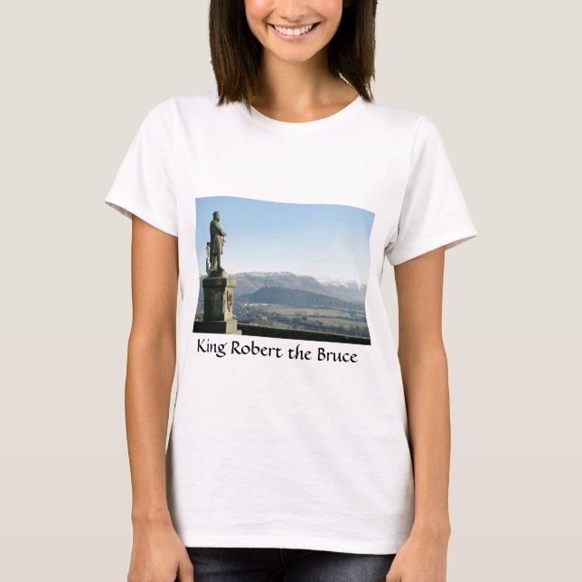 T-shirt Le Roi Robert de l'Ecosse Stirling le Bruce (Devant)