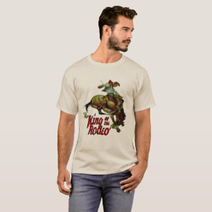 T-shirt Le Roi s'opposant Of Rodeo de cheval de cowboy de
