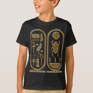 T-shirt Le Roi Tut Hieroglyphics
