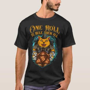 T-shirt Le rôle Roll Imaginaire Chat Jouer RPG Tabletop Ne