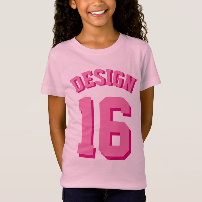 T-Shirt Le rose badine des sports Jersey de | (Devant)