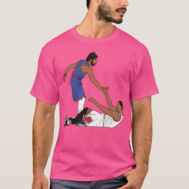 T-shirt Le Rose Derrick s'aide (New York) (Devant)