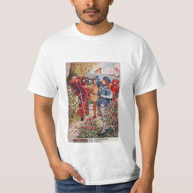 T-SHIRT LE ROSE ROUGE DE LANCASTER ET LE ROSE BLANC DE (Devant)