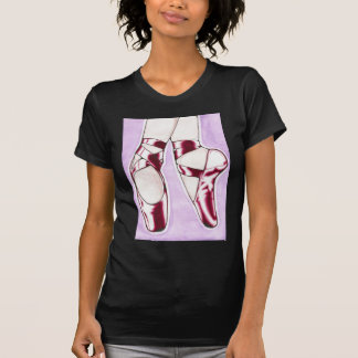 T-shirt Le rouge chausse des pantoufles de ballet