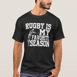 T-shirt Le Rugby Est Ma Saison Préférée