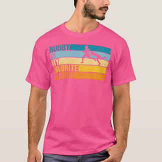 T-shirt Le Rugby Est Ma Saison Préférée Pour Le Joueur De 