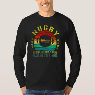 T-shirt Le Rugby Parce Que Les Joueurs De Football Ont Bes