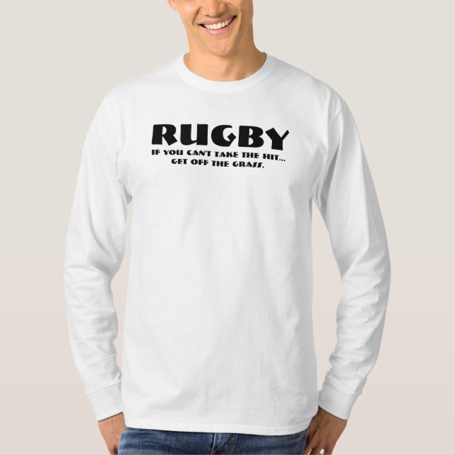 T-shirt Le RUGBY, si vous ne pouvez pas prendre le coup… (Devant)
