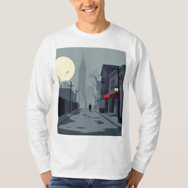 T-shirt "Le rythme urbain : le battement de coeur des rues (Devant)