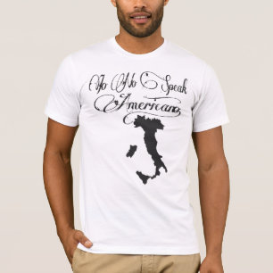 T-SHIRT L'E/S AUCUN PARLENT AMERICANO SONO ITALIANO