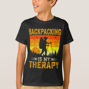 T-shirt Le sac à dos est une thérapie - camping extérieur