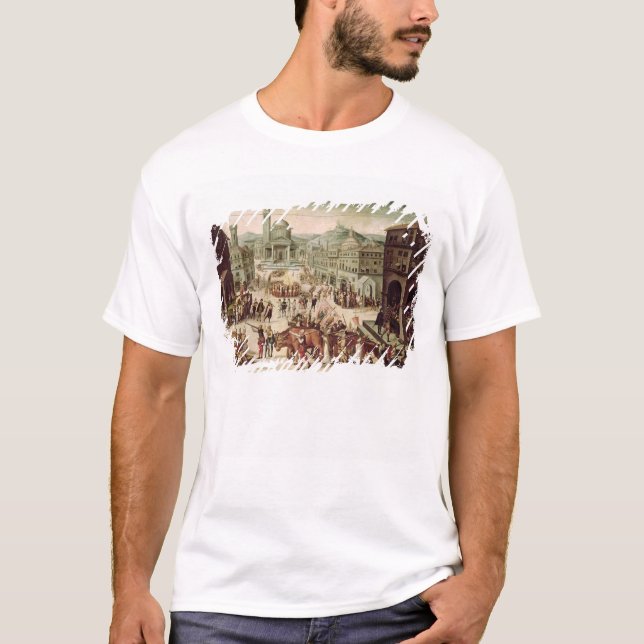 T-shirt Le sac de Lyon par le DES Adrets de baron (Devant)